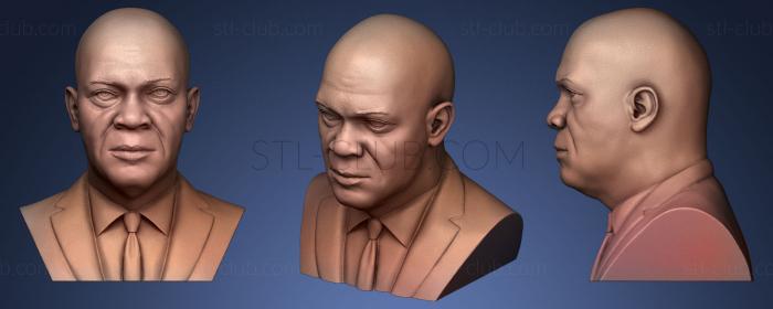 3D model Samuel L Jackson (STL)